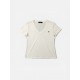 Polo Ralph Lauren Γυναικείο Λευκό V-Neck T-Shirt L